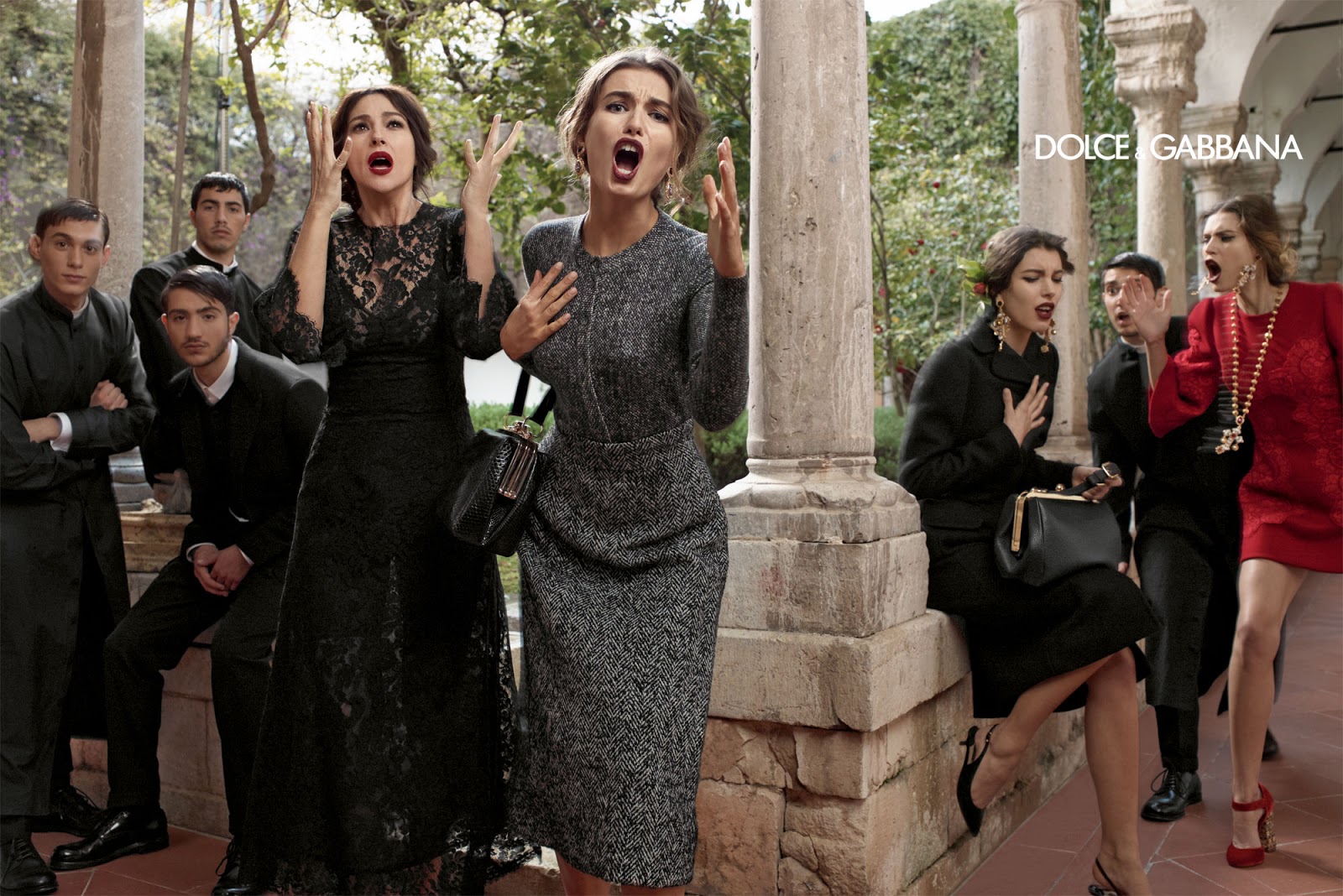 Ad Campaign: Dolce & Gabbana F/W 13.14: Bianca Balti, Monica Bellucci ...