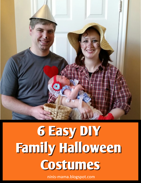 Nini's Mama: 6 Easy DIY Family Halloween Costumes