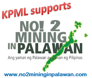 KPML Supports No To Mining in Palawan