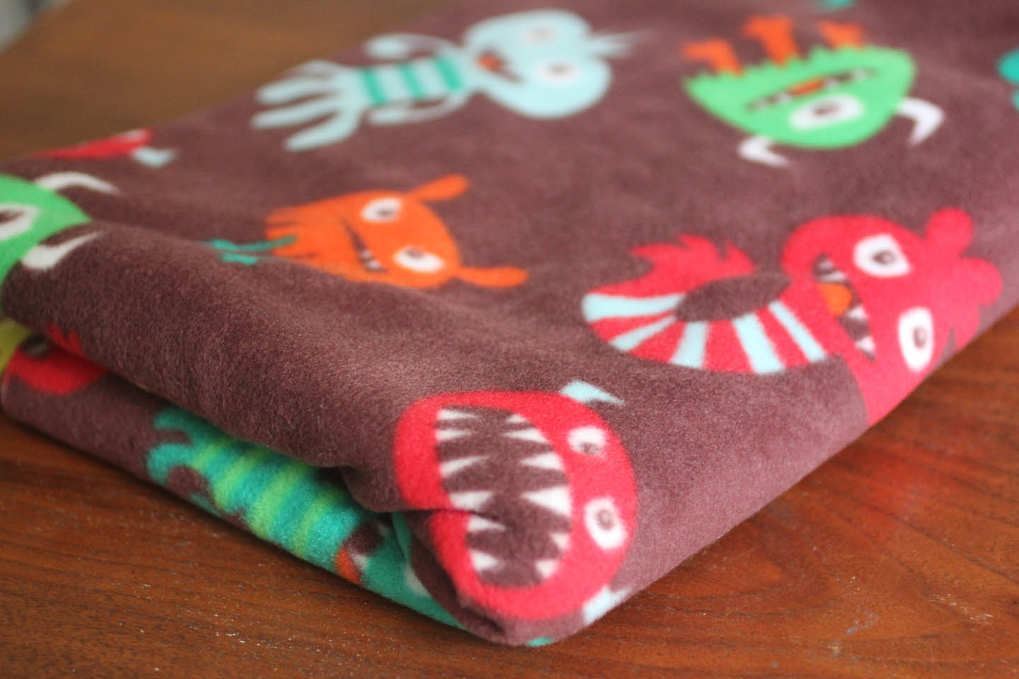 Monster Fleece Lovey Blankets - Repeat Crafter Me