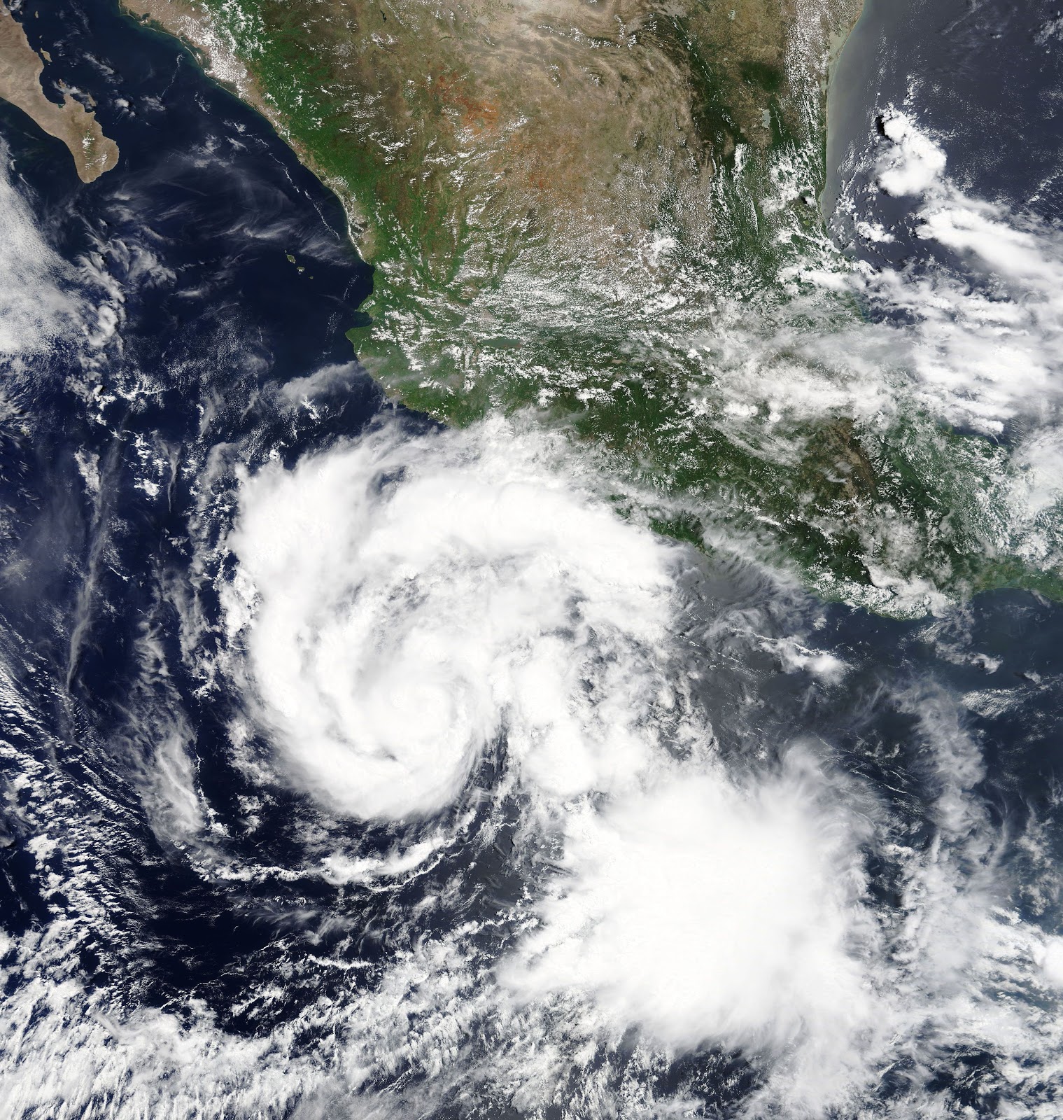Friends of NASA Hurricane Hilary, Eastern Pacific Ocean NASA Terra