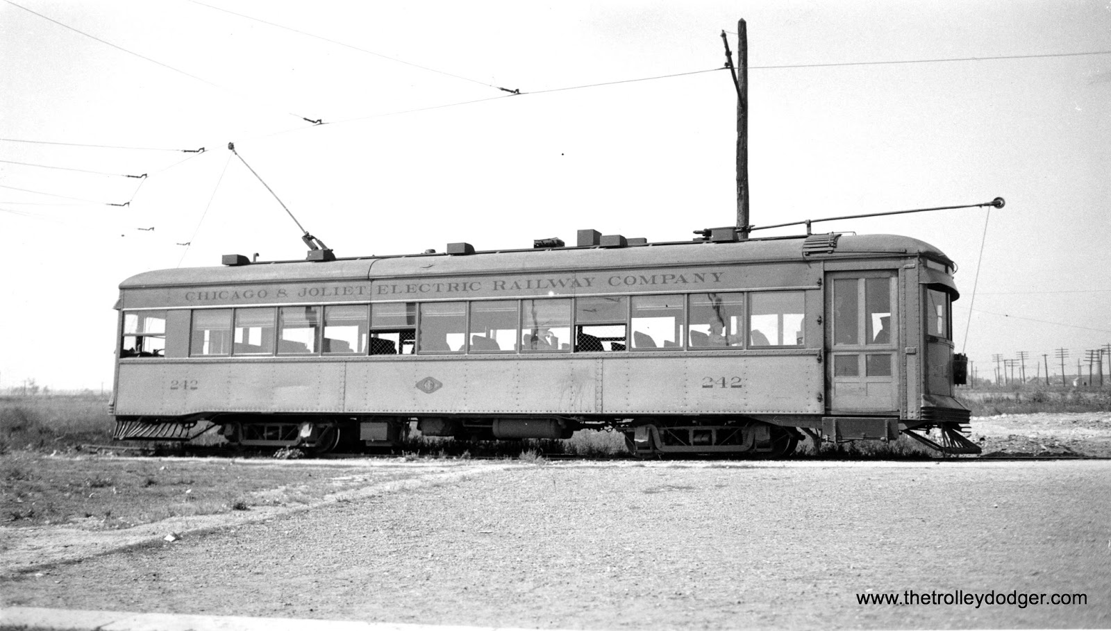 Eddie's Rail Fan Page Chicago & Joliet Electric Railroad lightweight