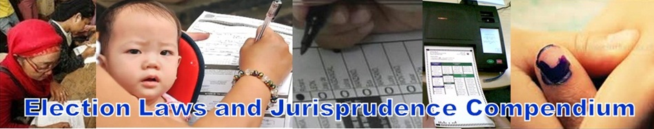 Election Laws and Jurisprudence Compendium