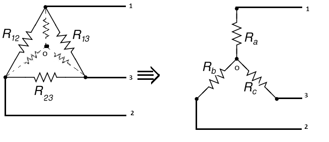 Electrical Circuits & Network Theorems: Delta To Star Transformation Or