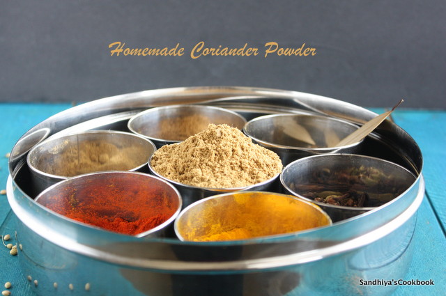 Sandhiya S Cookbook Home Made Coriander Powder Coriander Powder