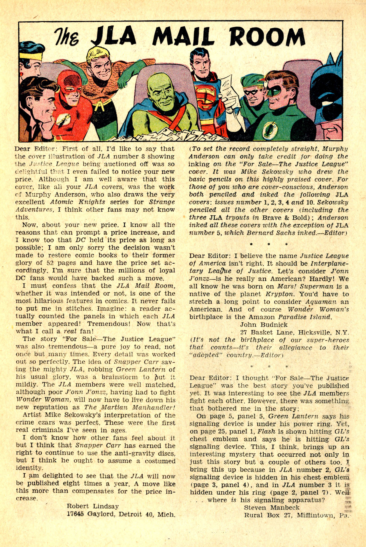 Justice League of America (1960) 10 Page 20