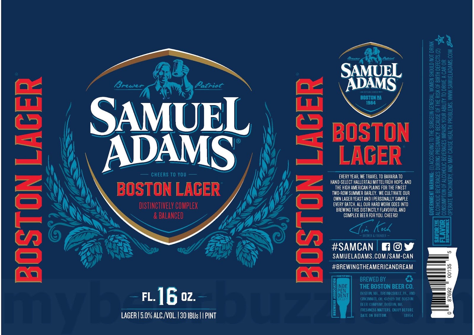 Samuel Adams Updating Boston Lager Cans Bringing