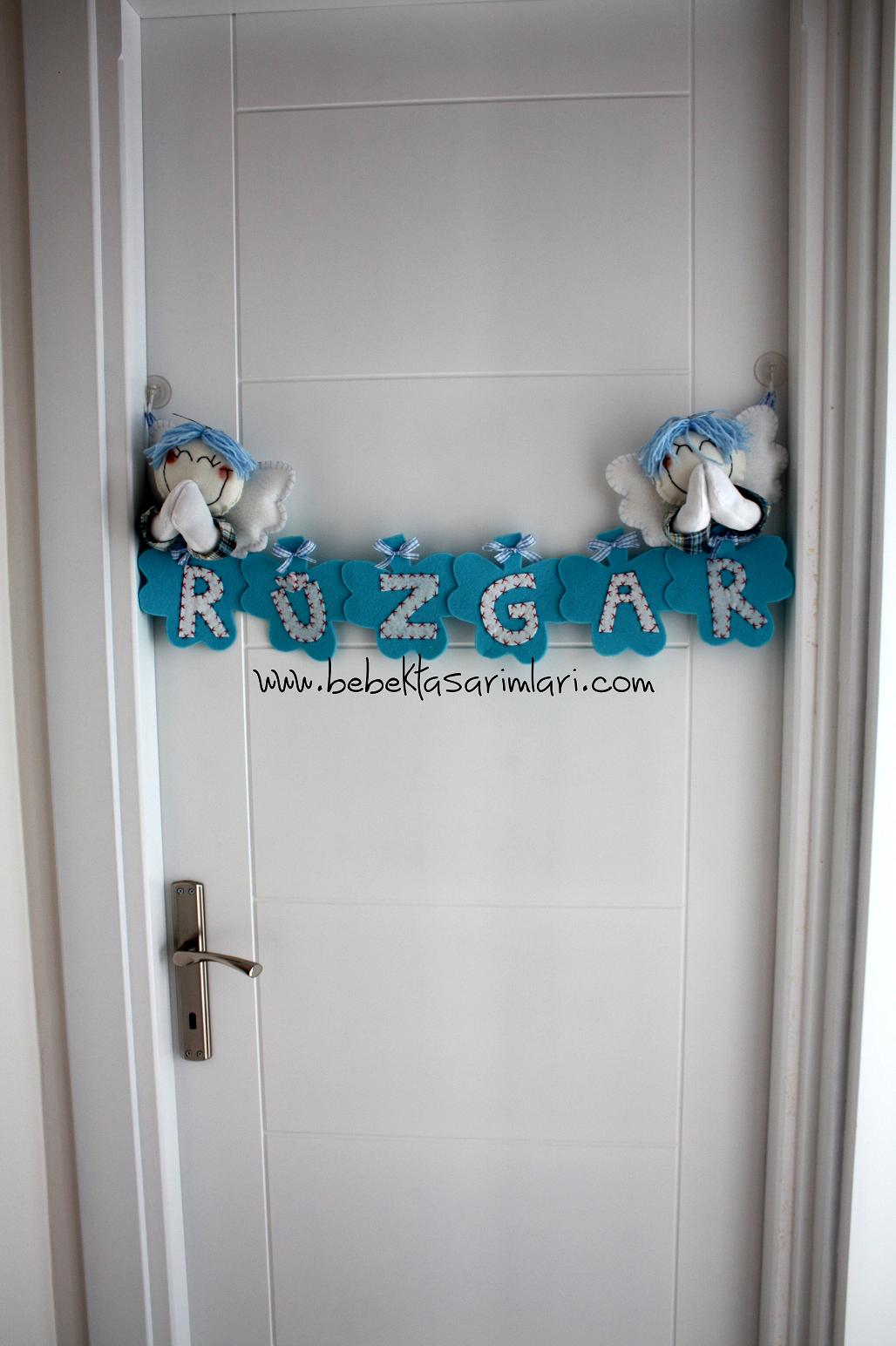 BEBEK TASARIMLARI RÜZGAR BEBEĞİN KAPI SÜSÜ