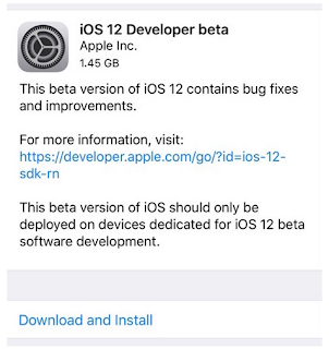 Download iOS 12 Beta 1 Sekarang juga
