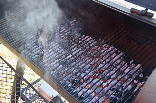 An Oklahoma Joe's Offset Smoker can be used as a barrel style grill for big events. #offsetsmoker