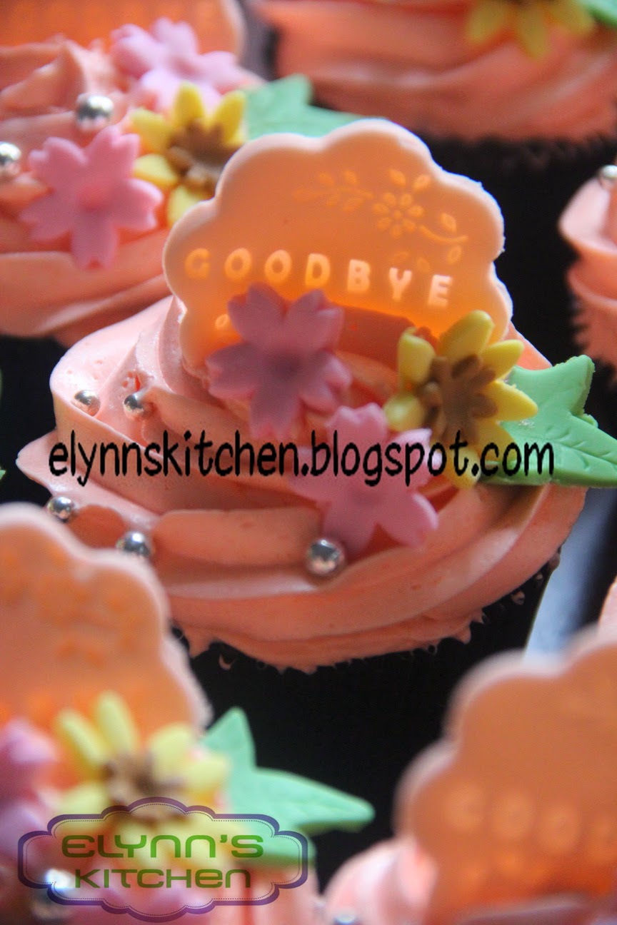 Elynn's Kitchen Cupcakes & More... Cupcakes for Farewell Party at Office