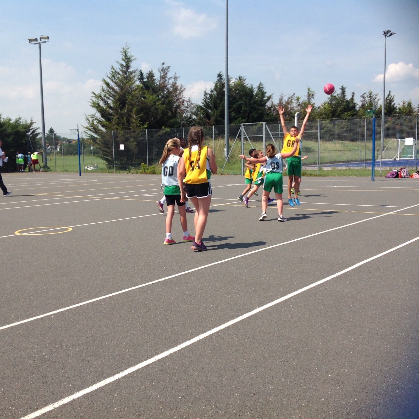 Suttons Primary School High 5 Netball festival Year 6 netball