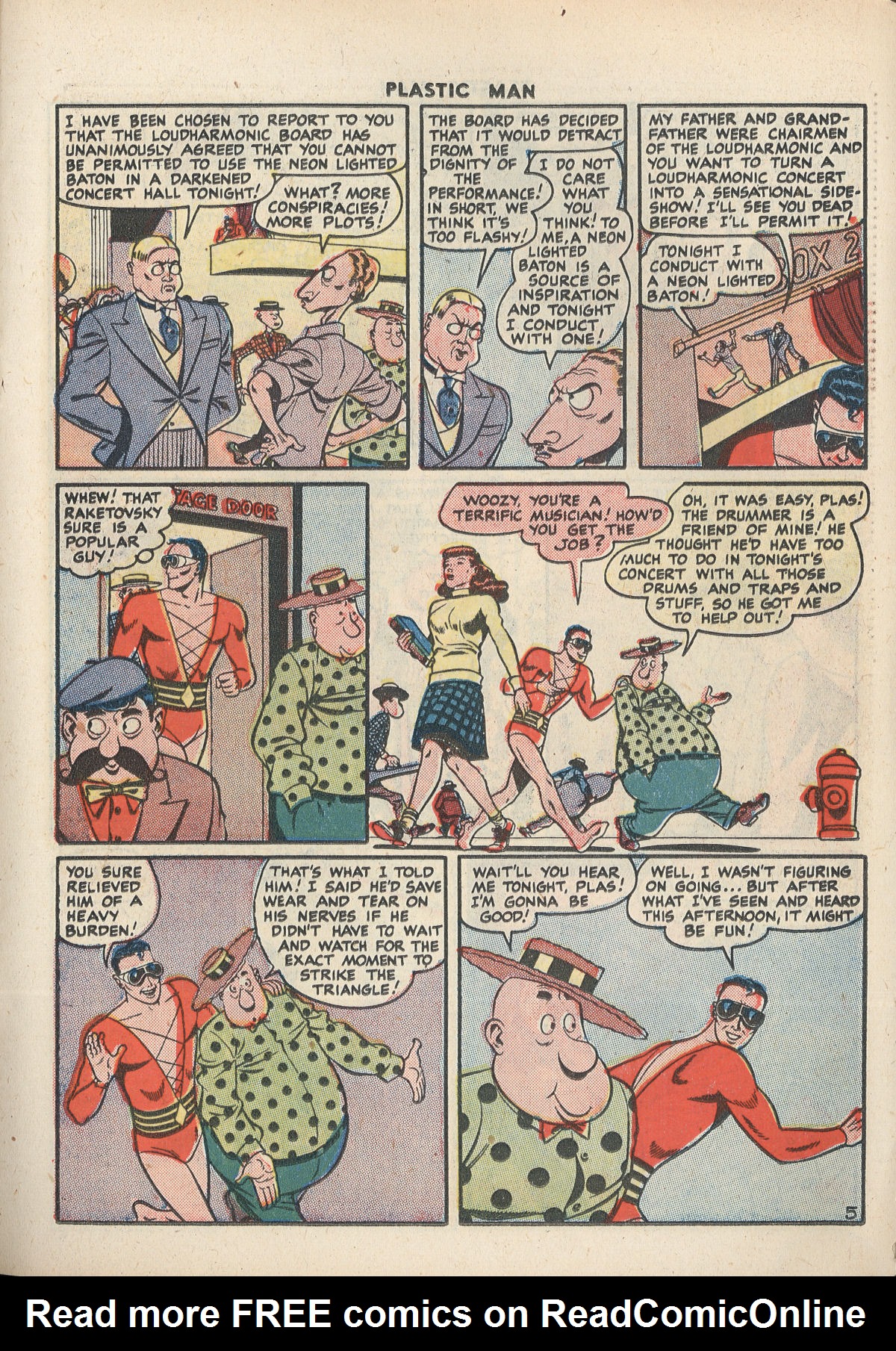 Read online Plastic Man (1943) comic -  Issue #8 - 19
