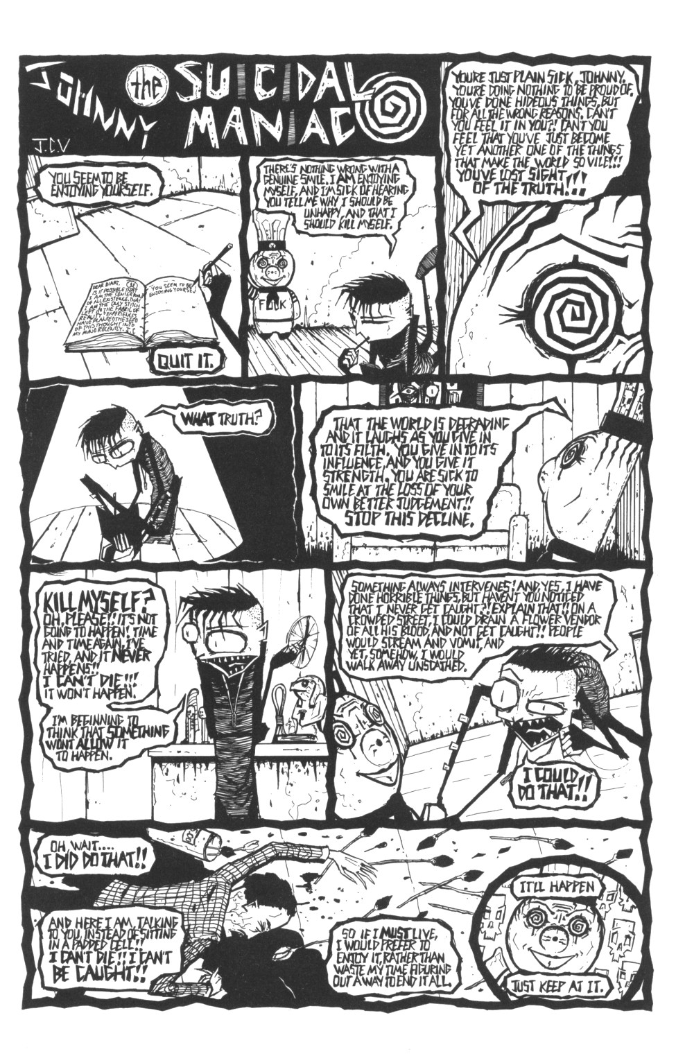 Read online Johnny the Homicidal Maniac comic -  Issue #3 - 21