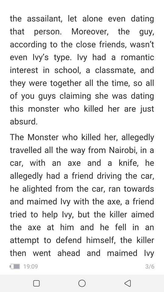 Late IVY WANGECHI’s classmate speaks and drops a shocker on her alleged boyfriend who killed her, clears HIV rumour. speak%2B3 - Late IVY WANGECHI’s classmate speaks and drops a shocker on her alleged boyfriend who killed her, clears HIV rumour.