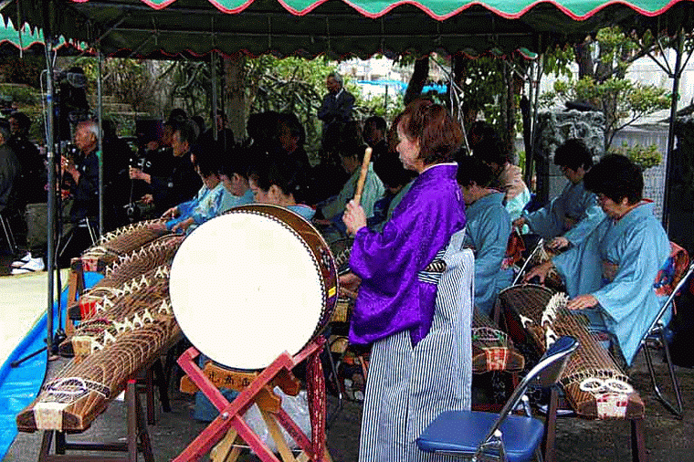 drums and Japanese Harps