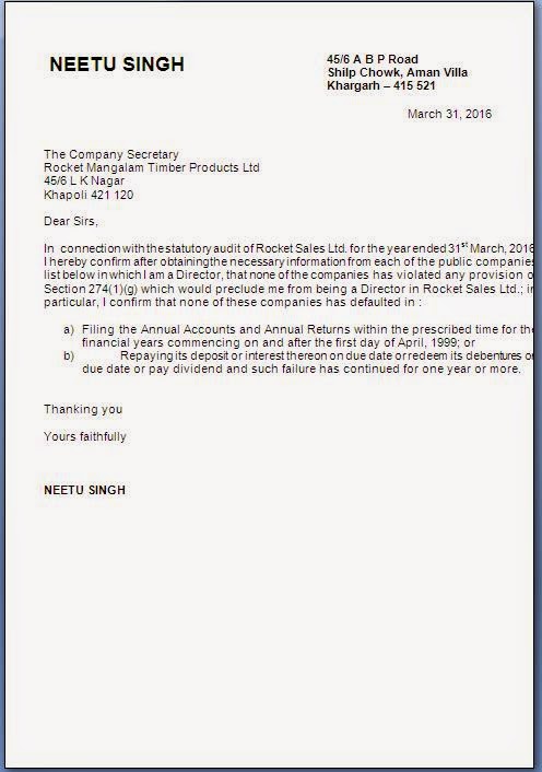 Director Certificate Format in Word