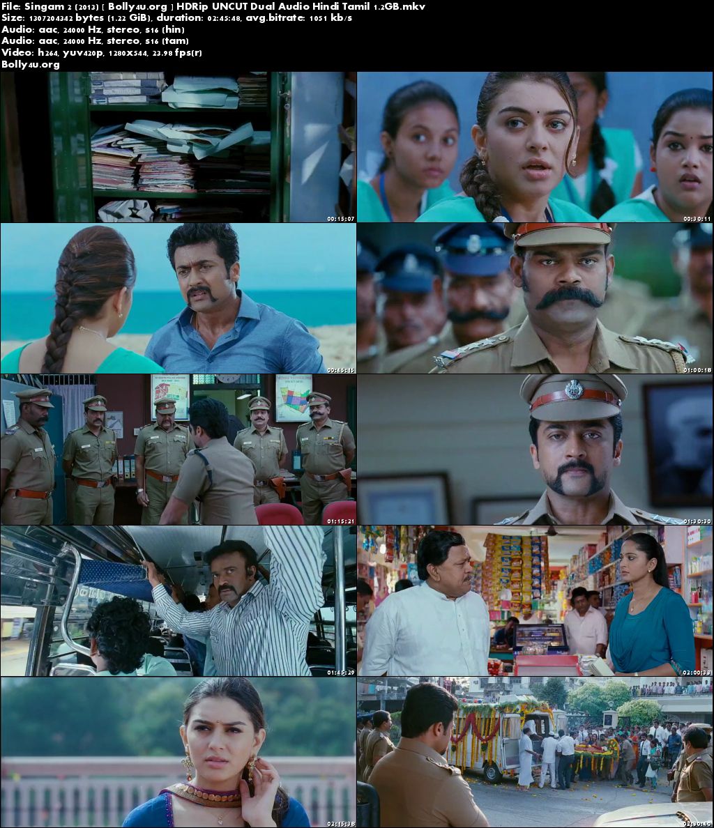 Singam 2 2013 HDRip UNCUT Hindi Dubbed Dual Audio 720p Download Singam 2 2013 HDRip UNCUT Hindi Dubbed Dual Audio 720p Download