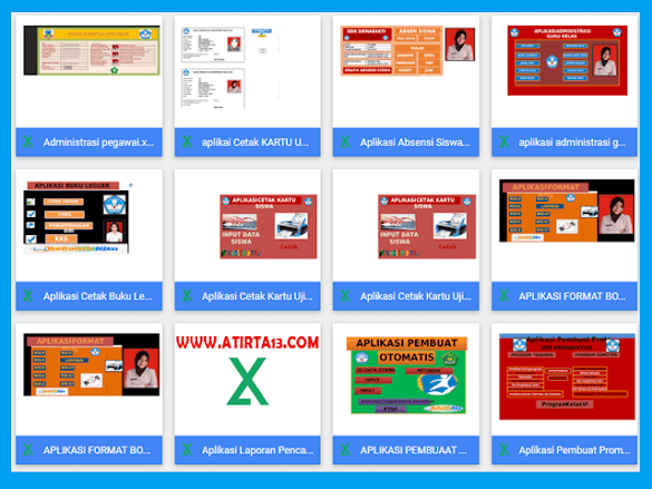 Kumpulan Aplikasi Manajemen Guru Kelas Format Excel Gratis