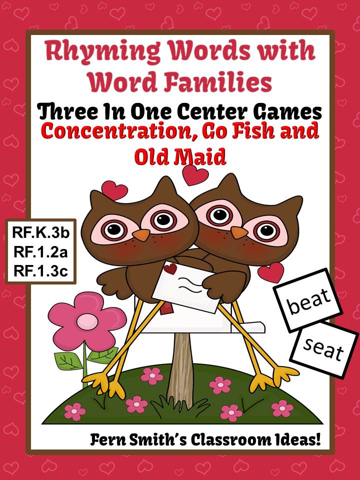 http://www.teacherspayteachers.com/Product/Valentines-Rhyming-Words-Word-Families-Center-Games-Interactive-Notebook-Pages-1047225