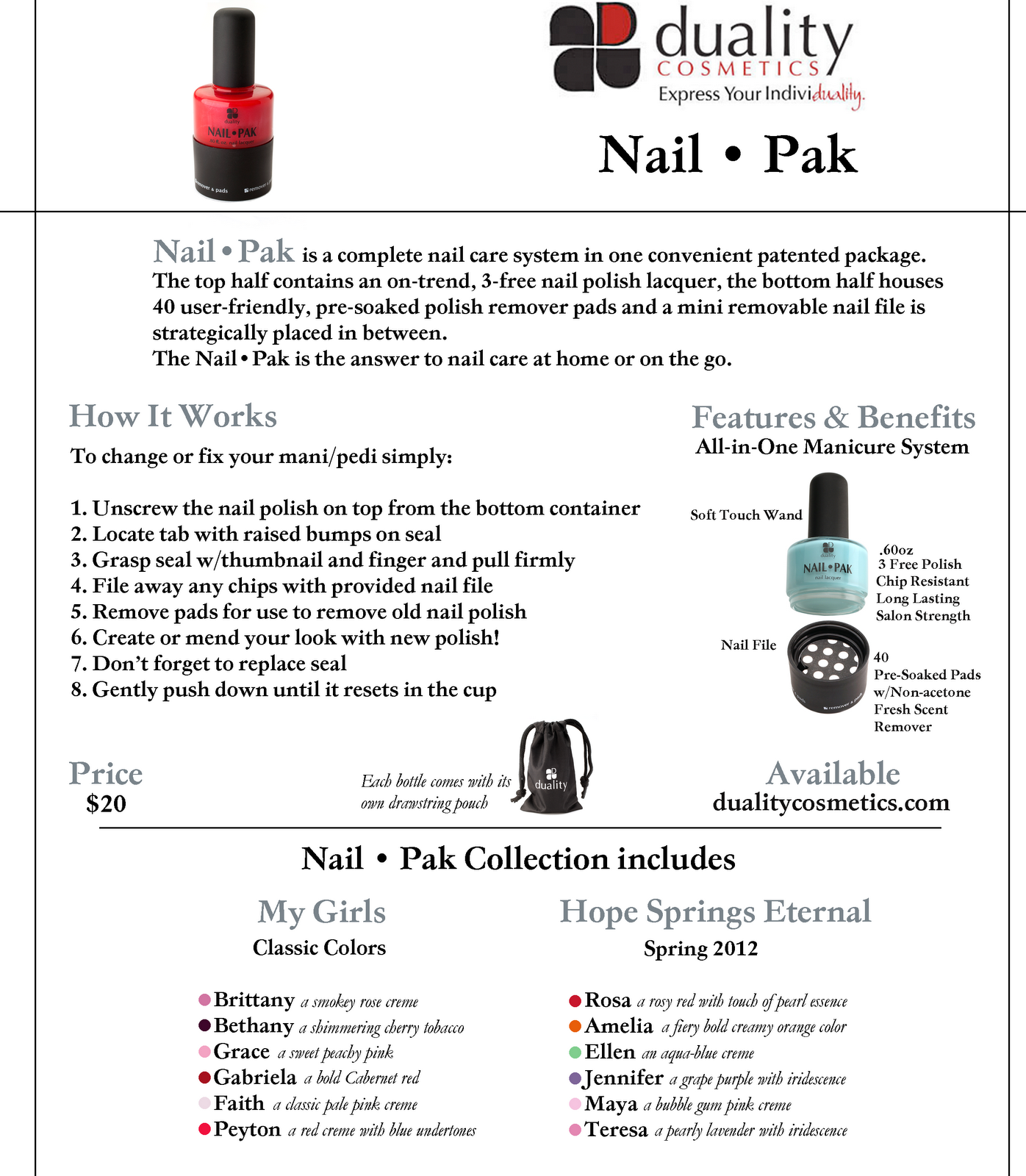 Duality Cosmetics NailPak Polish Galore
