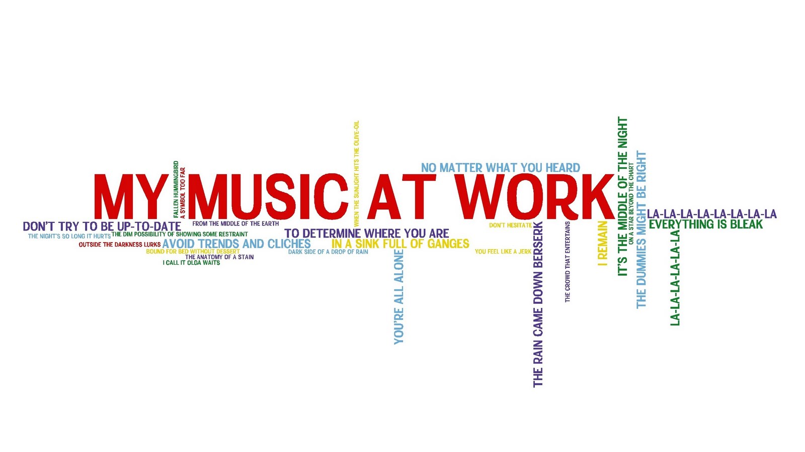 Hip Tour My Music At Work Lyrics