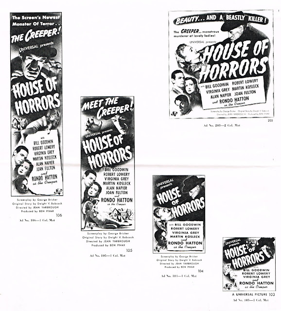 Vintage Pressbooks [1946] House Of Horrors