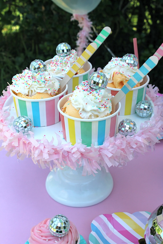 Disco Ball Ice Cream Party! LAURA'S little PARTY