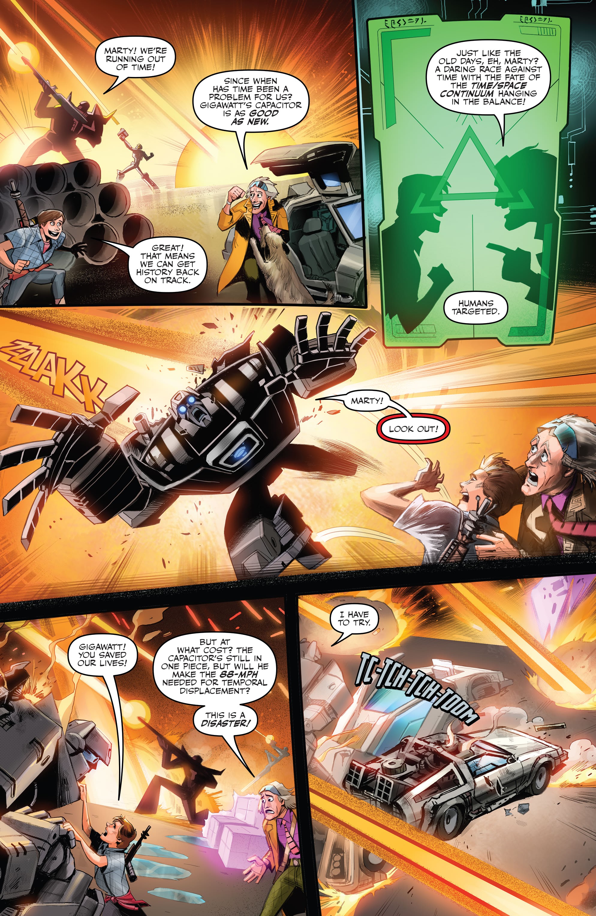 Read online Transformers: Back to the Future comic -  Issue #4 - 7