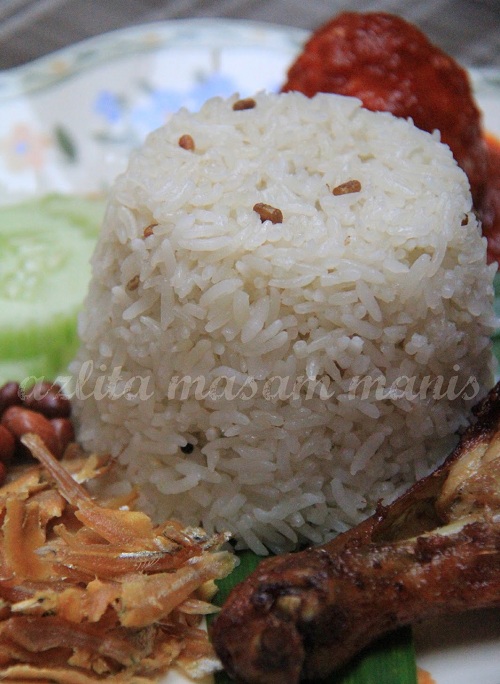 Resepi Nasi Lemak Halba Kukus Enak