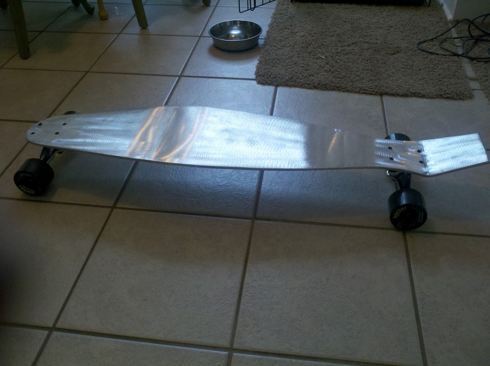 Metal Mitten Fabrication Homemade Aluminum Longboard