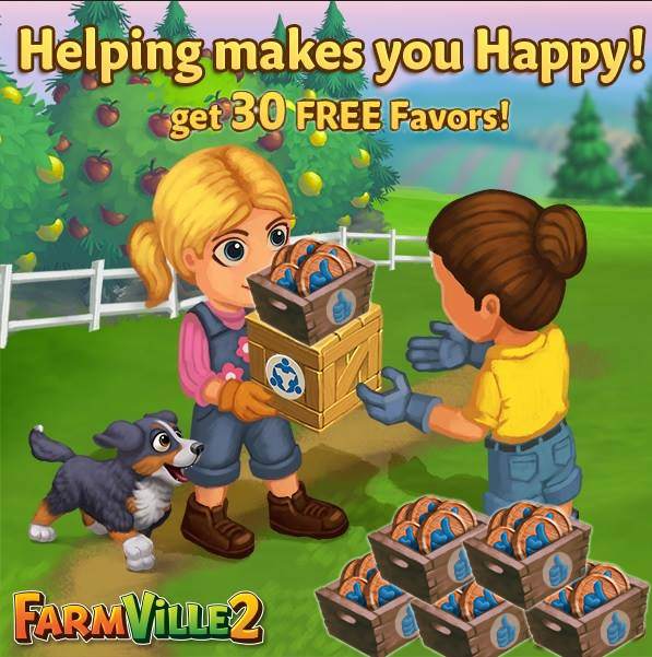 FarmVille2 Collect 30x Favor for FREE! Games Media