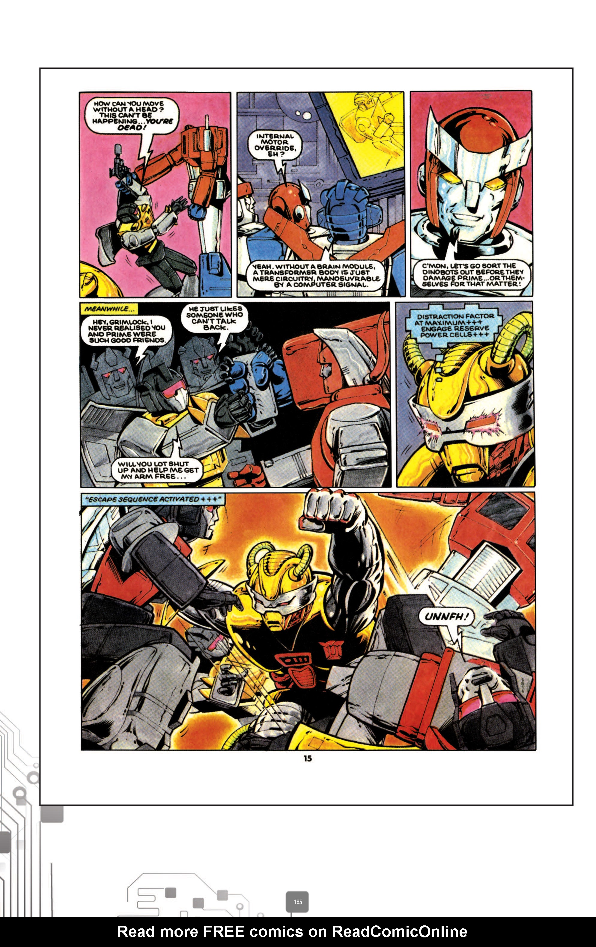 Read online The Transformers Classics UK comic -  Issue # TPB 1 - 186