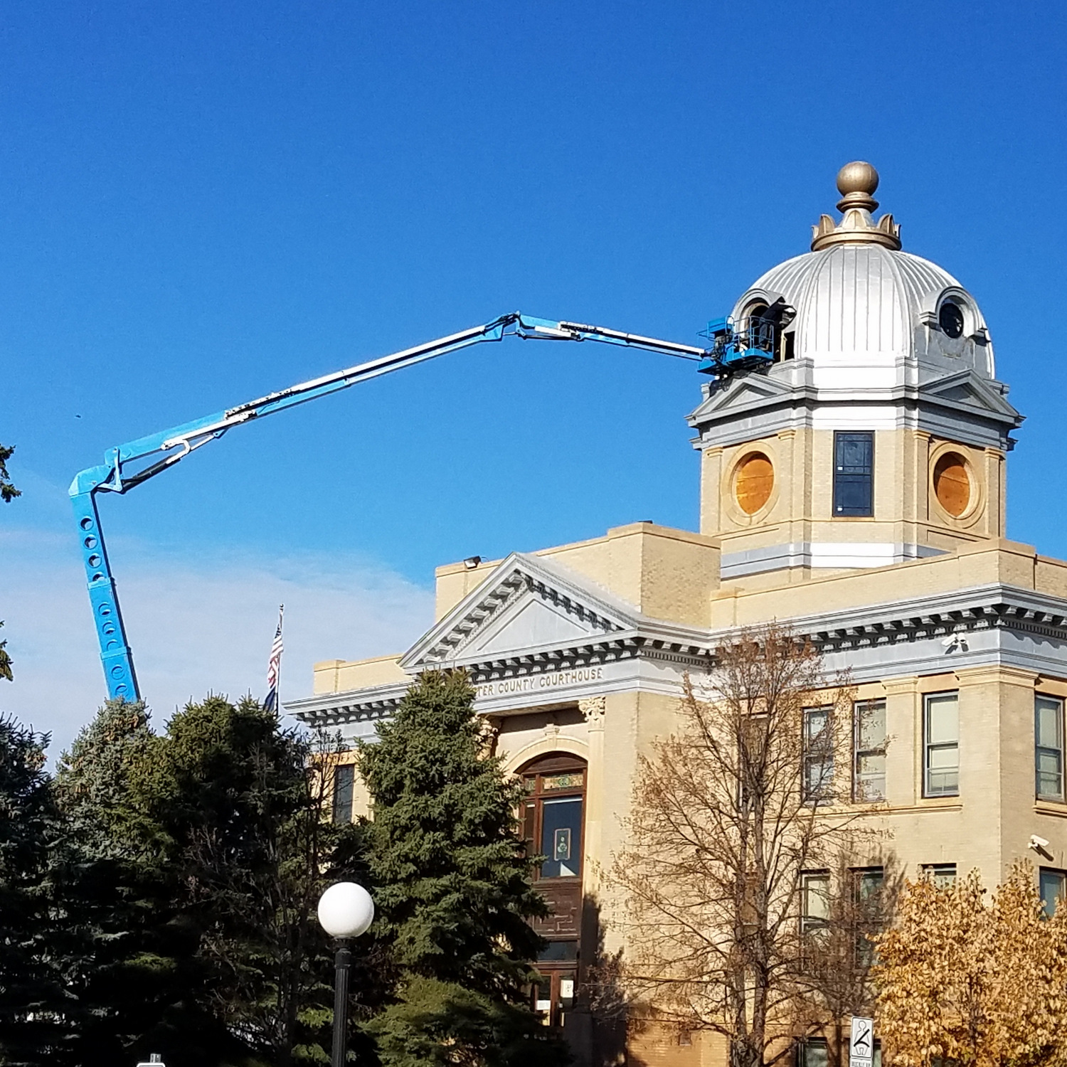 Carrington, North Dakota Working at the Top of the Foster County