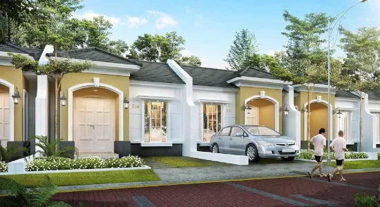 tampak depan Rumah minimalis Ukuran 6x12 meter 2 kamar tidur 1 lantai