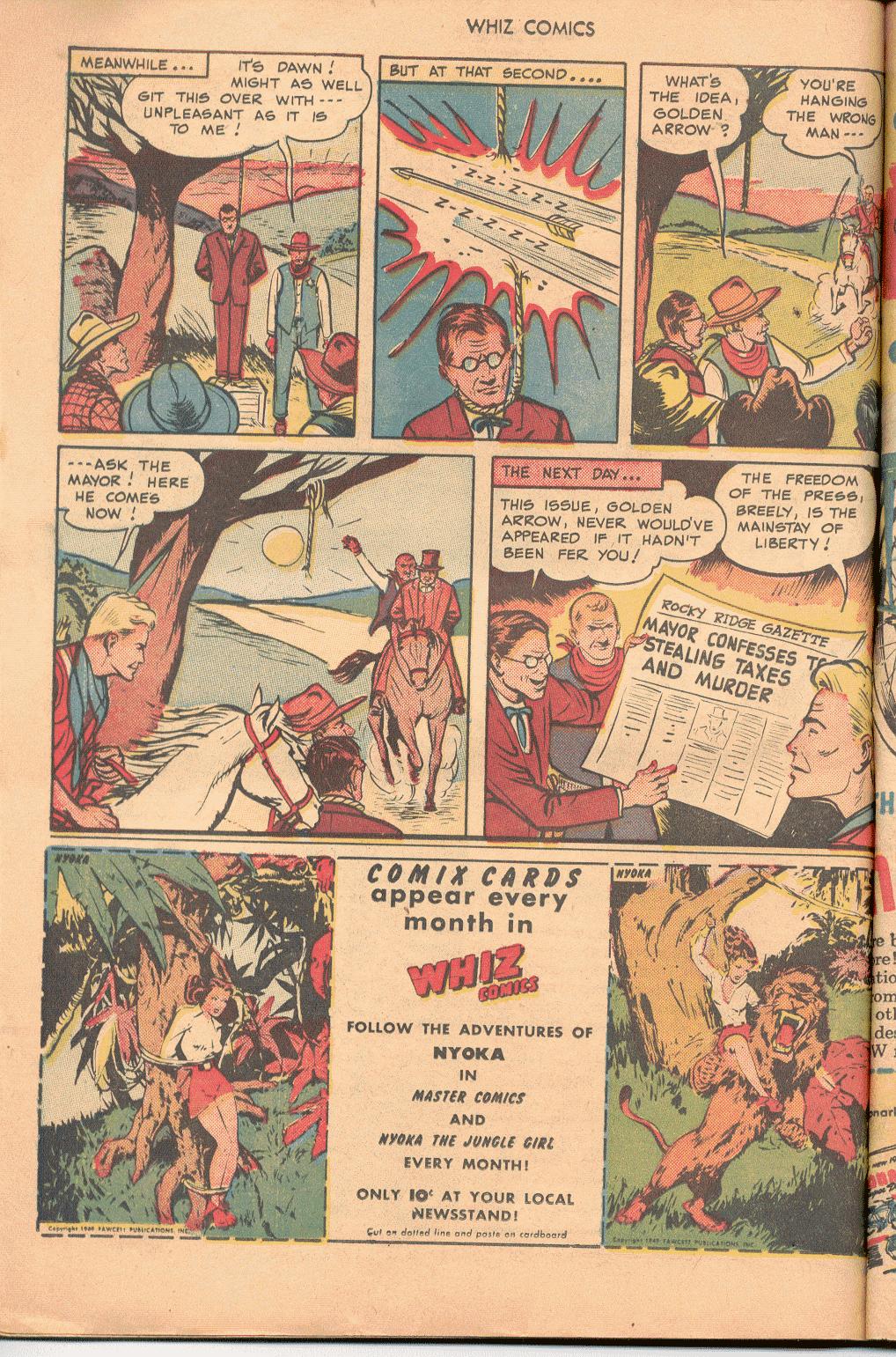 Read online WHIZ Comics comic -  Issue #110 - 32