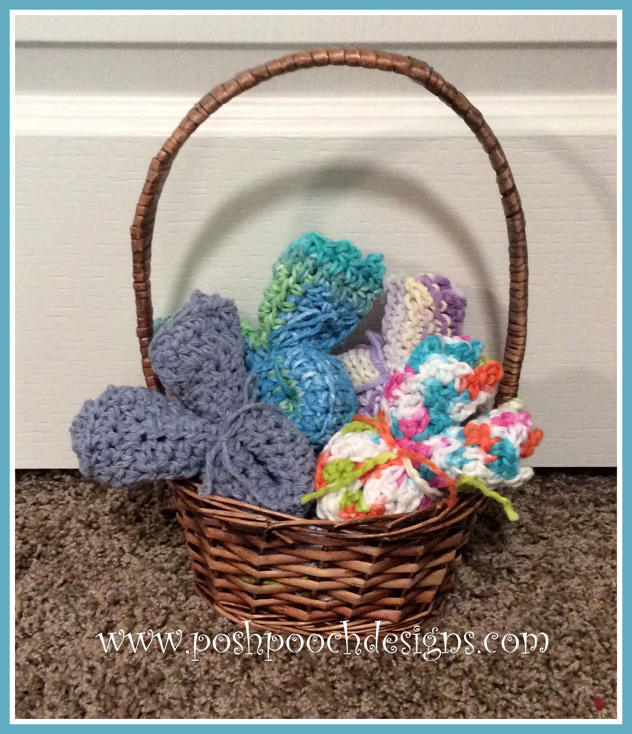 Posh Pooch Designs Baby bunny Wash Cloth Free Pattern