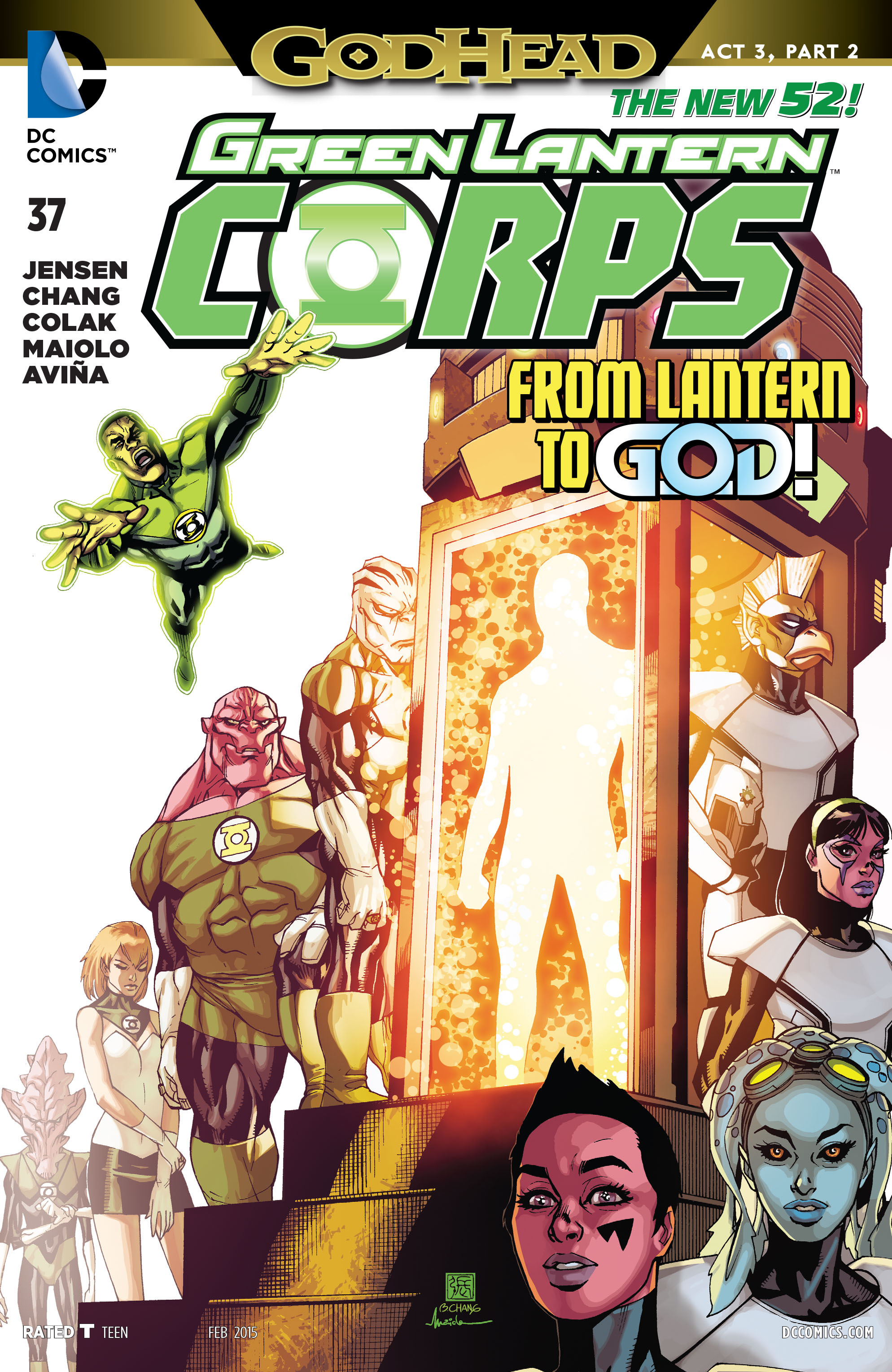 Read online Green Lantern Corps (2011) comic -  Issue #37 - 1