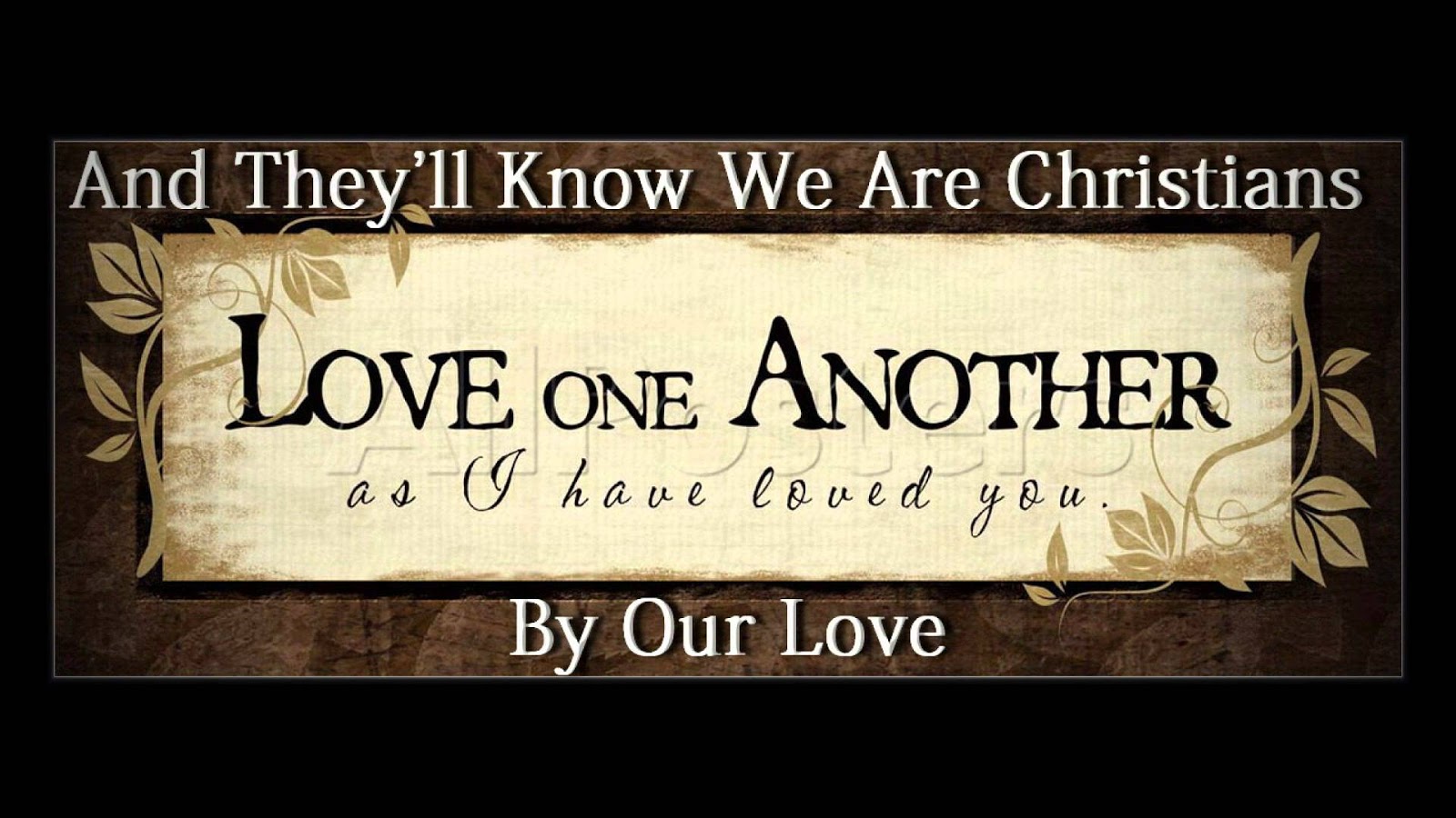 One of them and another one. Love one another. They know that we know they know we know. We are know. Love one another Jesus.