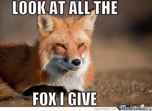 Fox. Not giving any.