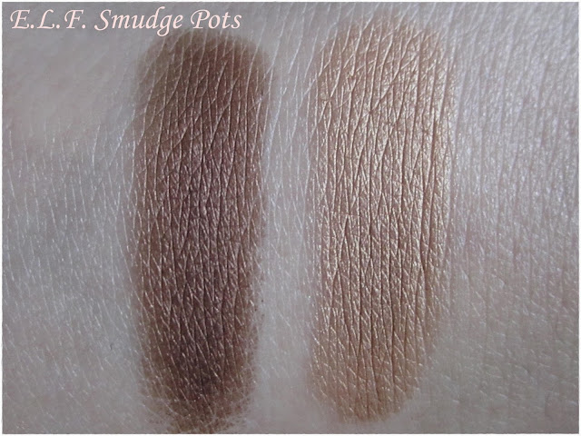 e.l.f. Smudge Pots: A Review ('Brownie Points' & 'Back To Basics')