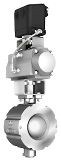 ball sector valve animation