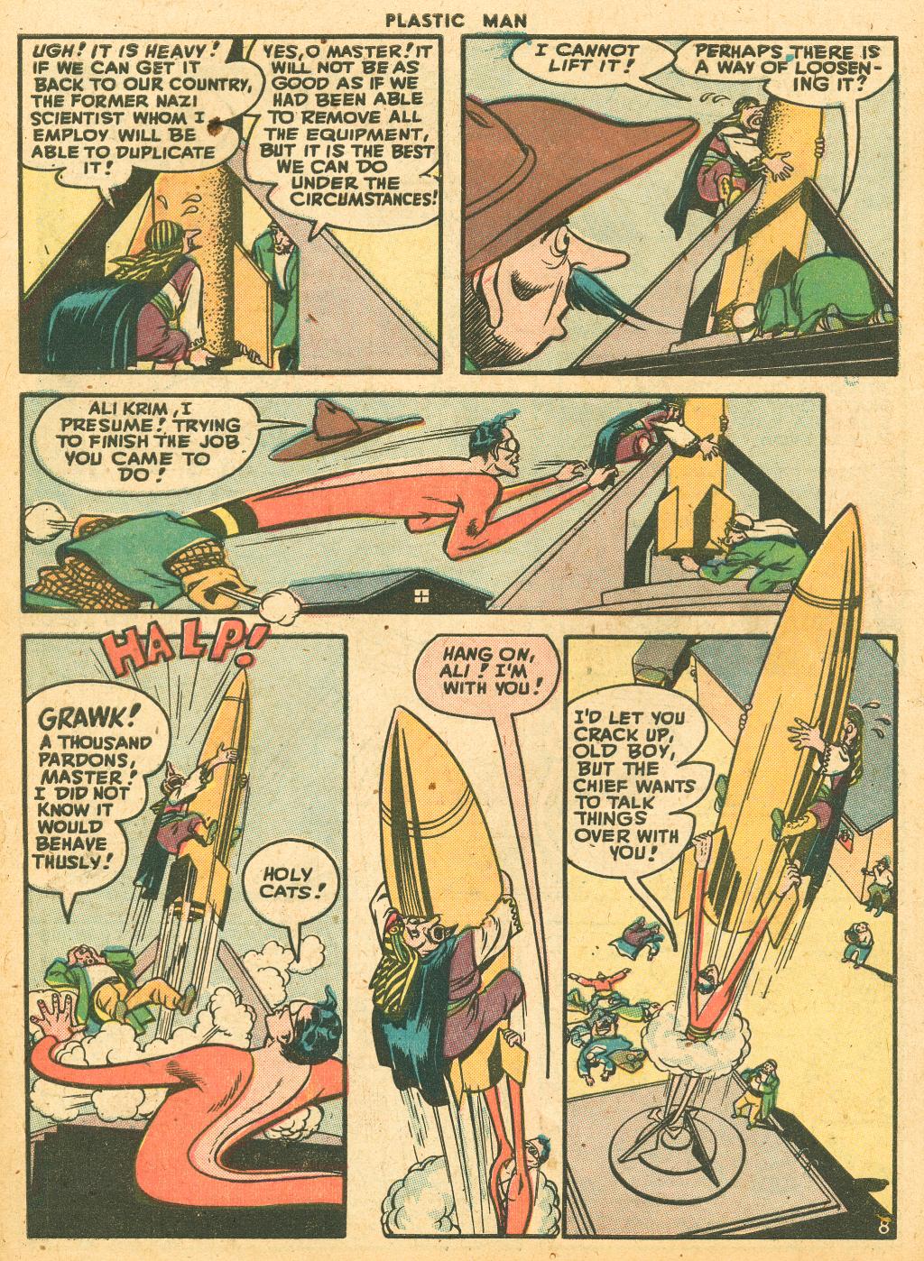 Read online Plastic Man (1943) comic -  Issue #10 - 10