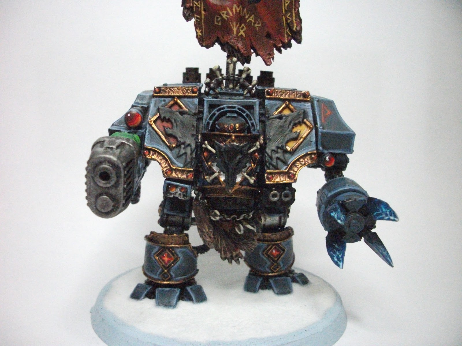 Sign Of The Aquila: Forgeworld Space Wolves Venerable Dreadnought Completed
