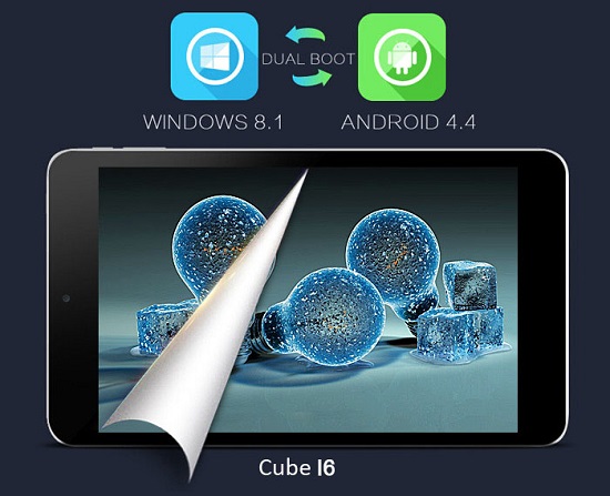 Tablet Cube I6 con dual OS (Android/Windows) y buenas especificaciones a precio rebajado