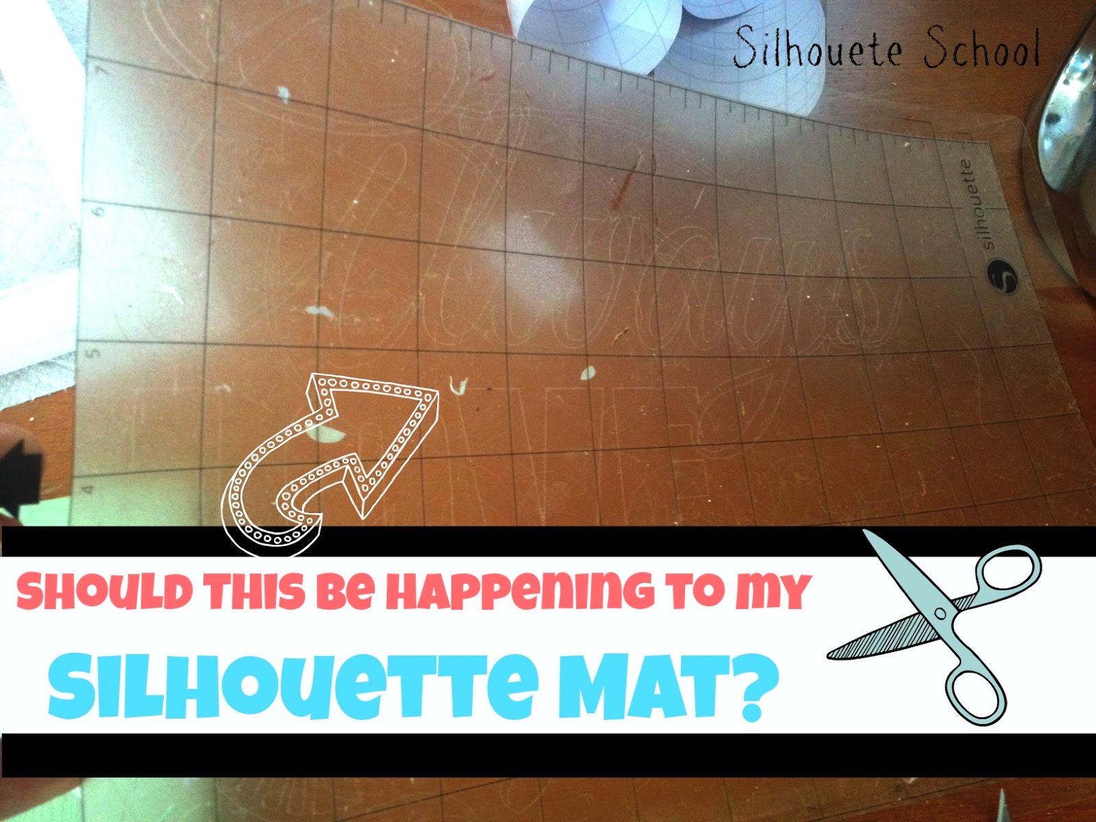 Resticking Silhouette Mat: Cutting Mat Spray Adhesive Review - Silhouette  School