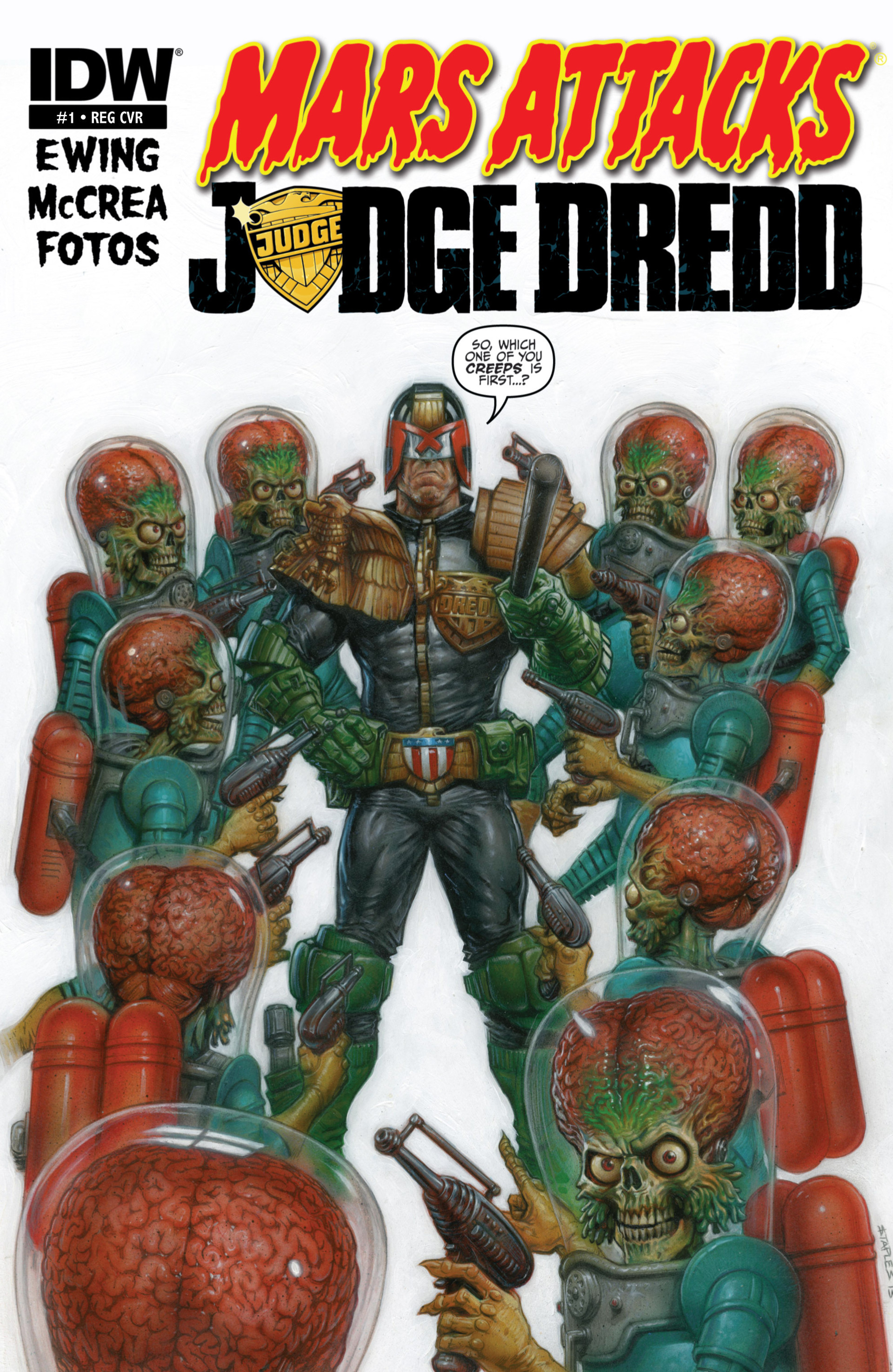 Read online Mars Attacks Judge Dredd comic -  Issue #1 - 1