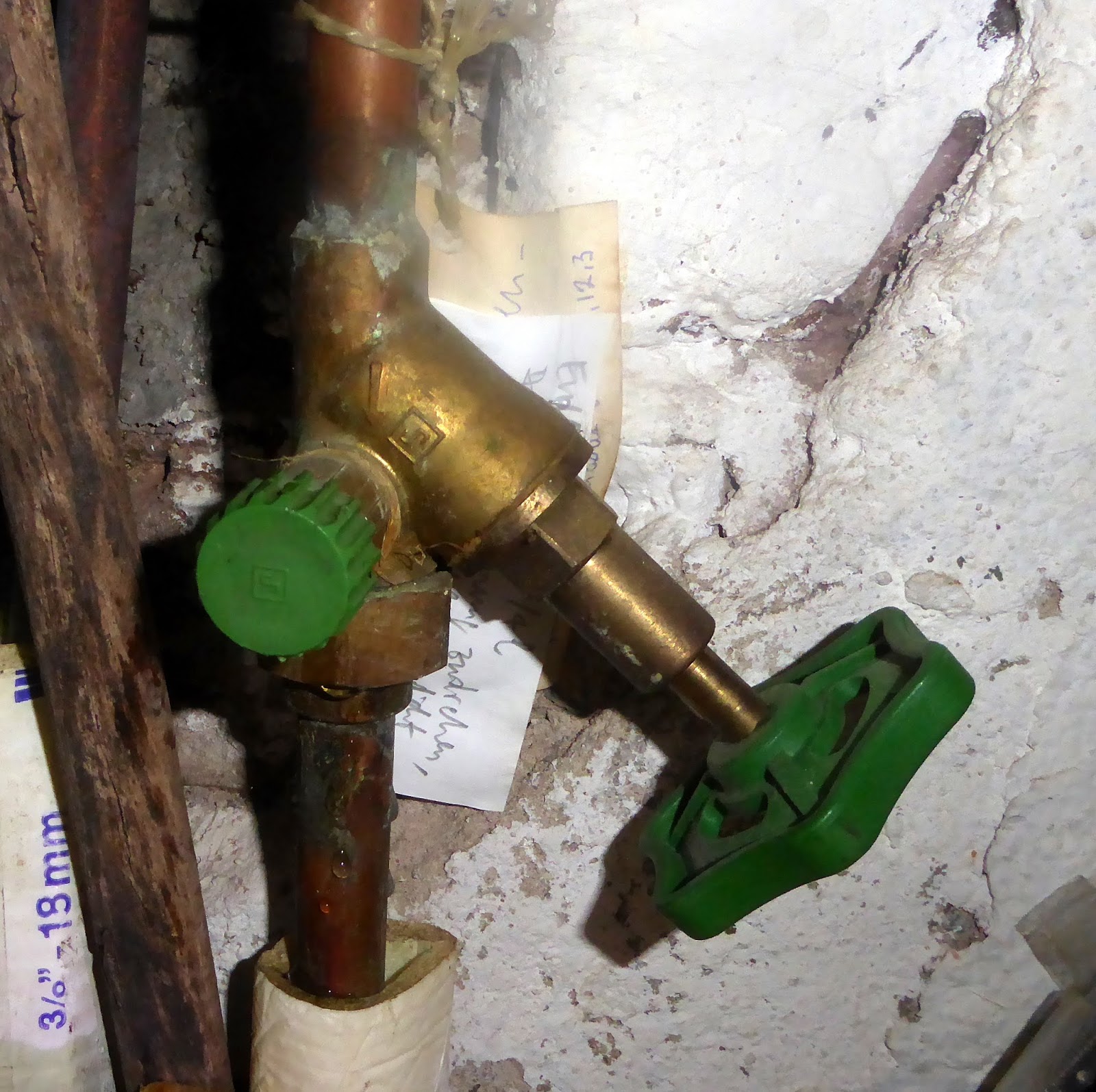 blog a bissl: Eine Wasserleitung entleeren