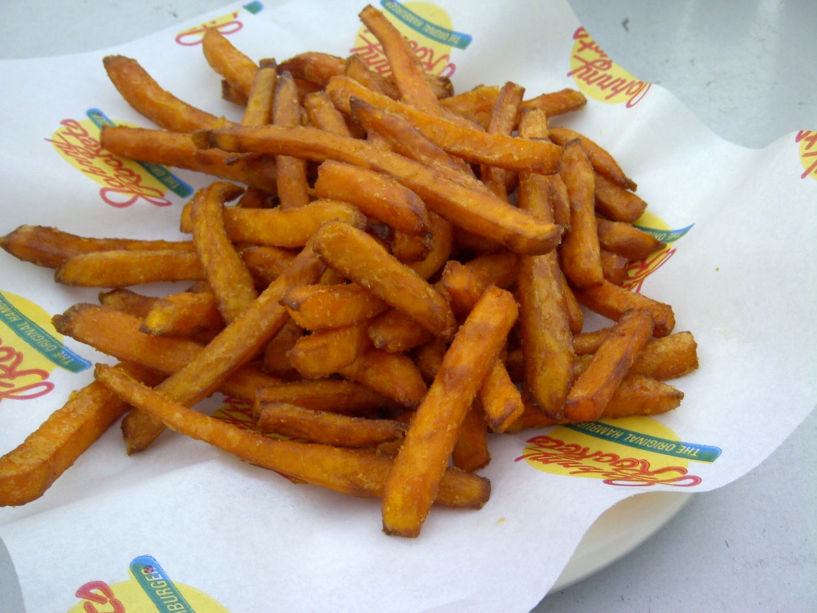 lazy dazy Johnny Rockets sweet potato fries