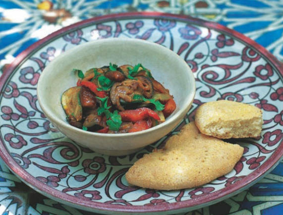 Moroccan ratatouille with dates